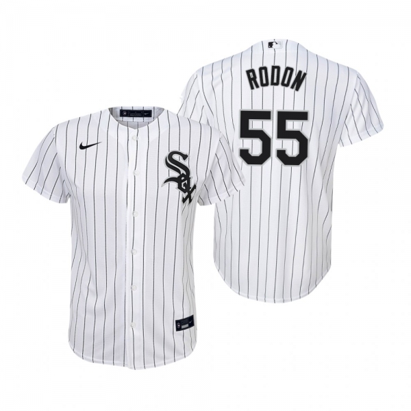 Youth Chicago White Sox Carlos Rodon Nike White Replica Home Jersey