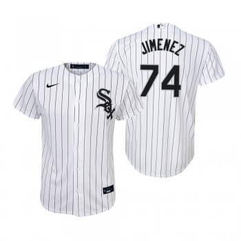 Youth Chicago White Sox Eloy Jimenez Nike White Replica Home Jersey