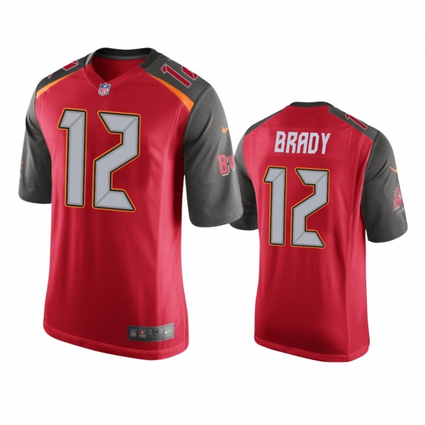 Tampa Bay Buccaneers Tom Brady Red Game Jersey