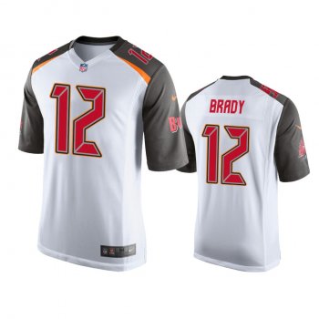 Tampa Bay Buccaneers Tom Brady White Game Jersey