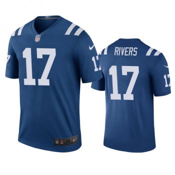 Indianapolis Colts Philip Rivers Royal Color Rush Legend Jersey