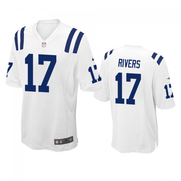 Indianapolis Colts Philip Rivers White Game Jersey