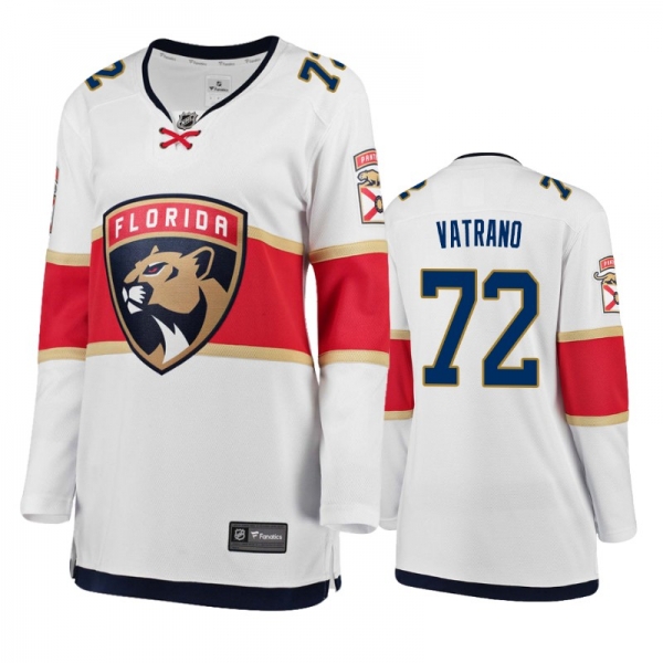 Women's Florida Panthers Frank Vatrano #72 Breakaway Player Alternate White Jersey