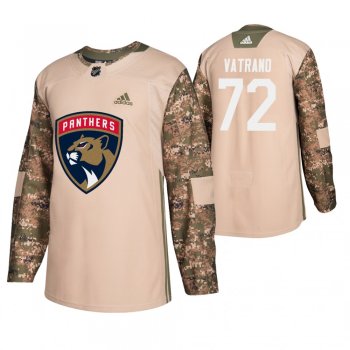 Men's Florida Panthers Frank Vatrano Camo Veterans Day Practice Jersey