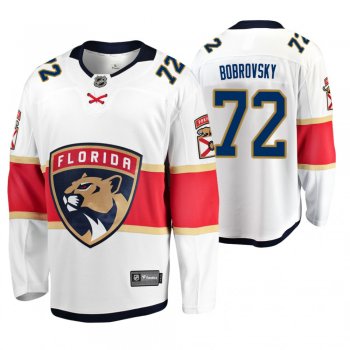 Men's Florida Panthers Sergei Bobrovsky Jersey Away Breakaway Player Fanatics Branded