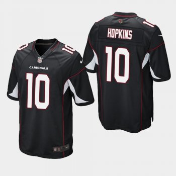 Men's Arizona Cardinals #10 DeAndre Hopkins Game Jersey - Black