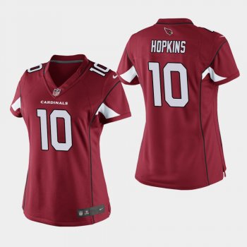 Women's Arizona Cardinals #10 DeAndre Hopkins Game Jersey - Cardinal