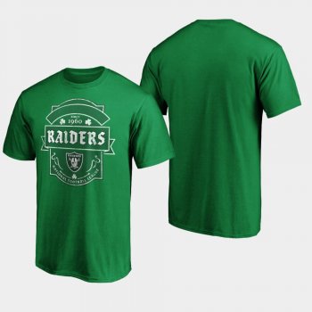 Men's Las Vegas Raiders St. Patrick's Day Celtic T-Shirt - Green