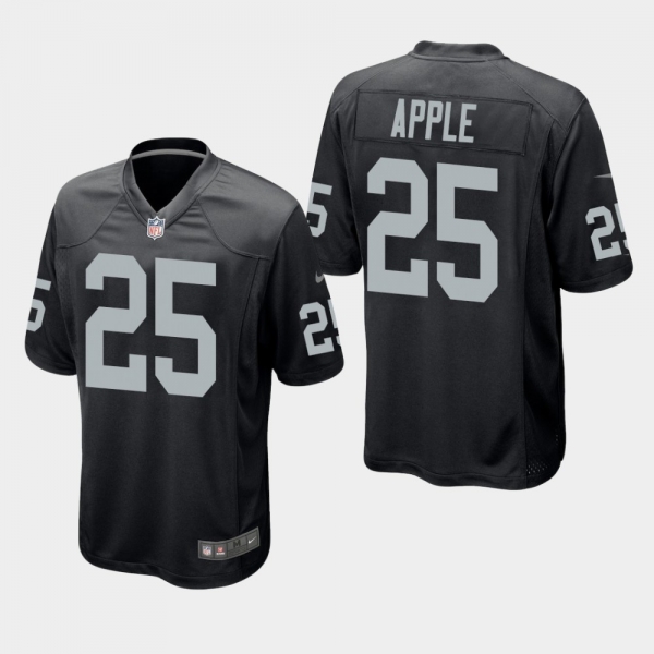 Men's Las Vegas Raiders Eli Apple Game Jersey - Black