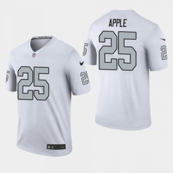 Men's Las Vegas Raiders #25 Eli Apple Color Rush Legend Jersey - White