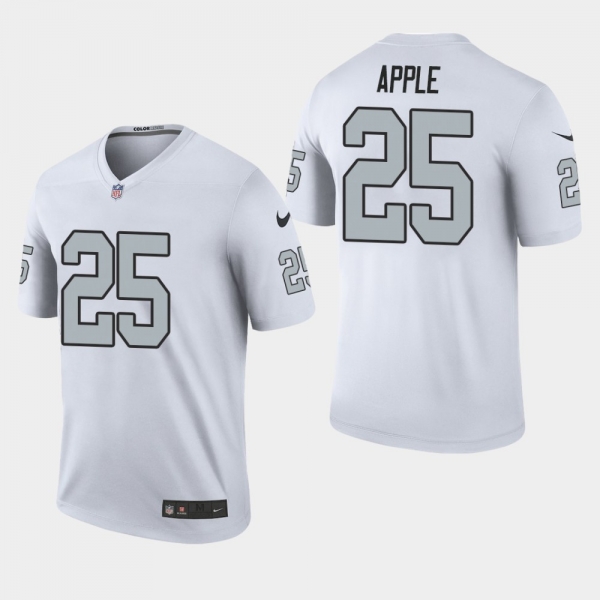 Men's Las Vegas Raiders #25 Eli Apple Color Rush Legend Jersey - White