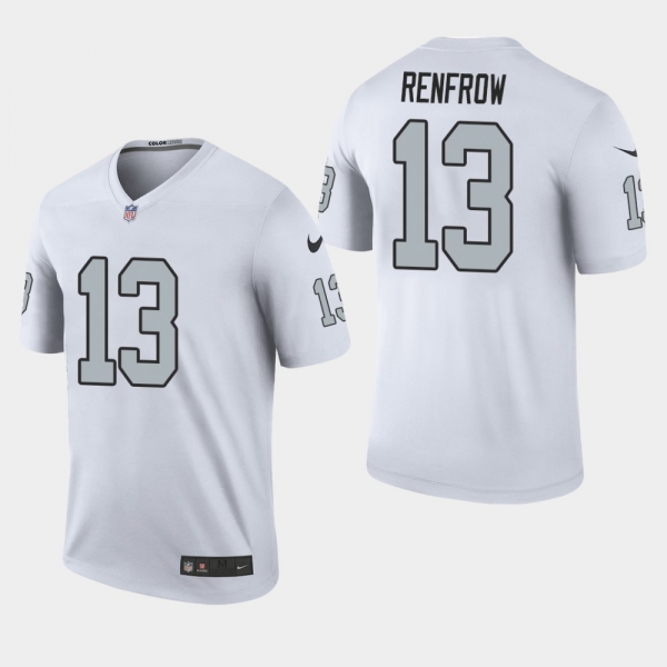 Men's Oakland Raiders #13 Hunter Renfrow Color Rush Legend Jersey - White