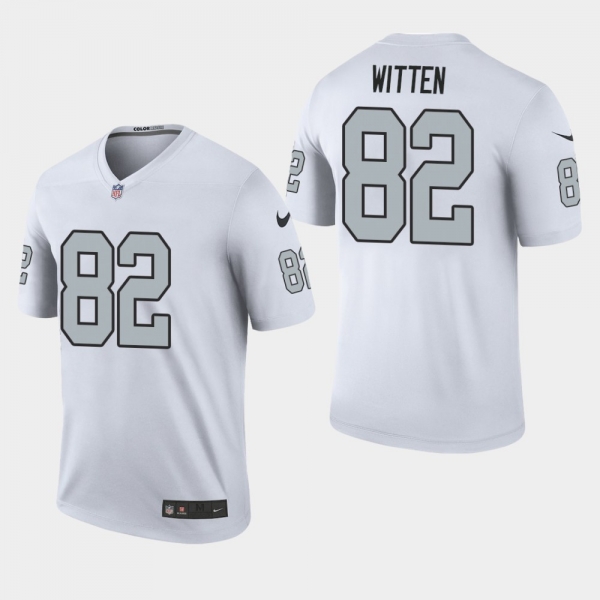 Men's Las Vegas Raiders #82 Jason Witten Color Rush Legend Jersey - White