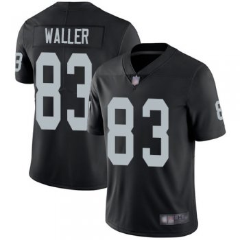 Men's #83 Oakland Raiders Darren Waller Limited Home Black Jersey: Football Vapor Untouchable