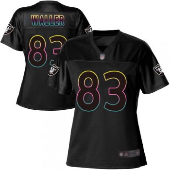 Women's #83 Oakland Raiders Darren Waller Game Black Jersey: Football Fashion