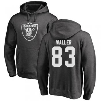 Men's #83 Oakland Raiders Darren Waller One Color Ash : Football Pullover Hoodie