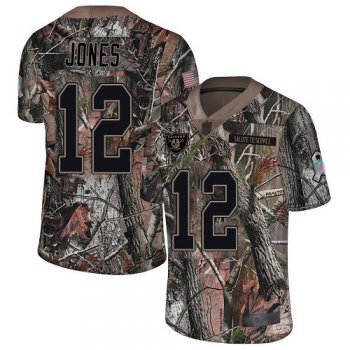 Youth #12 Oakland Raiders Zay Jones Limited Camo Jersey: Football Rush Realtree