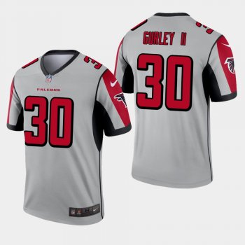 Men's Atlanta Falcons #30 Todd Gurley Inverted Legend Jersey - Silver