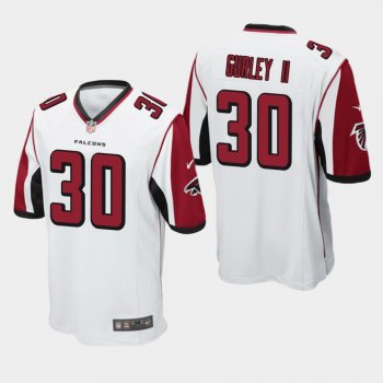 Men's Atlanta Falcons #30 Todd Gurley Game Jersey - White