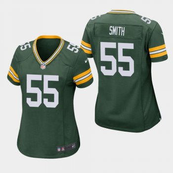 Women's Green Bay Packers #55 Za'Darius Smith Game Jersey - Green