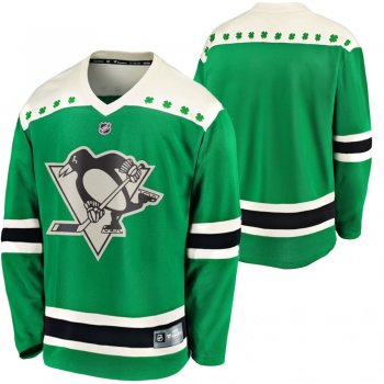 Pittsburgh Penguins # Green 2020 St. Patrick's Day Breakaway Jersey