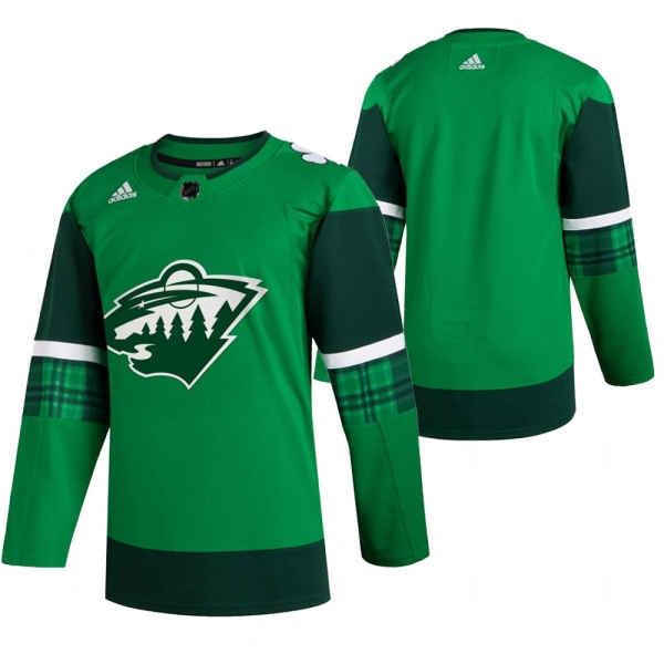 Minnesota Wild Green 2020 St. Patrick's Day Jersey