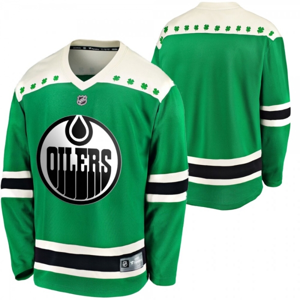 Edmonton Oilers Green 2020 St. Patrick's Day Breakaway Jersey