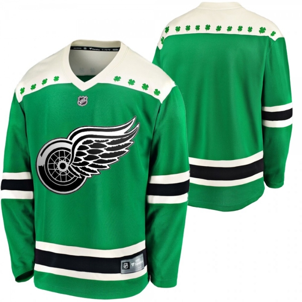 Detroit Red Wings # Green 2020 St. Patrick's Day Breakaway Jersey