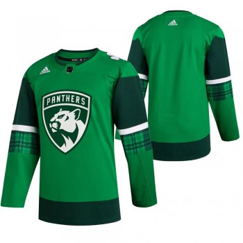 Florida Panthers Green 2020 St. Patrick's Day Jersey