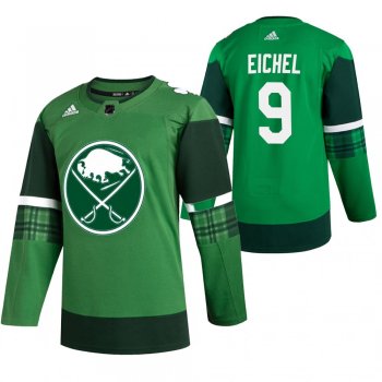 Sabres Jack Eichel #9 Green 2020 St. Patrick's Day Authentic Player Jersey