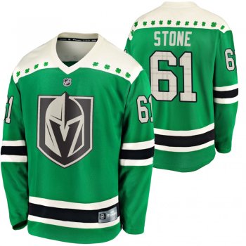 Vegas Golden Knights #61 Mark Stone Green 2020 St. Patrick's Day Breakaway Jersey