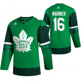 Toronto Maple Leafs Mitch Marner #16 Green 2020 St. Patrick's Day Leafs Forever Jersey