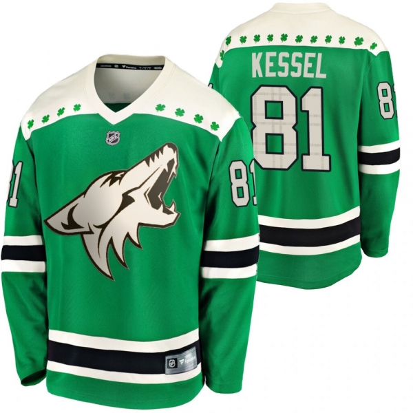 Coyotes Phil Kessel #81 Green 2020 St. Patrick's Day Replica Player Jersey