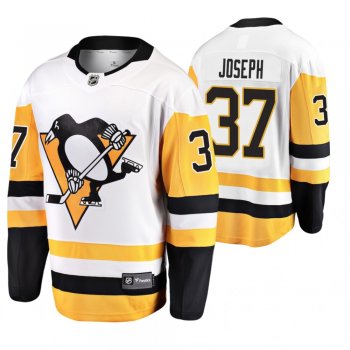 Pittsburgh Penguins Pierre-Olivier Joseph Jersey Men's Away Breakaway Player Fanatics Branded