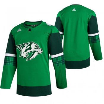 Nashville Predators Green 2020 St. Patrick's Day Jersey