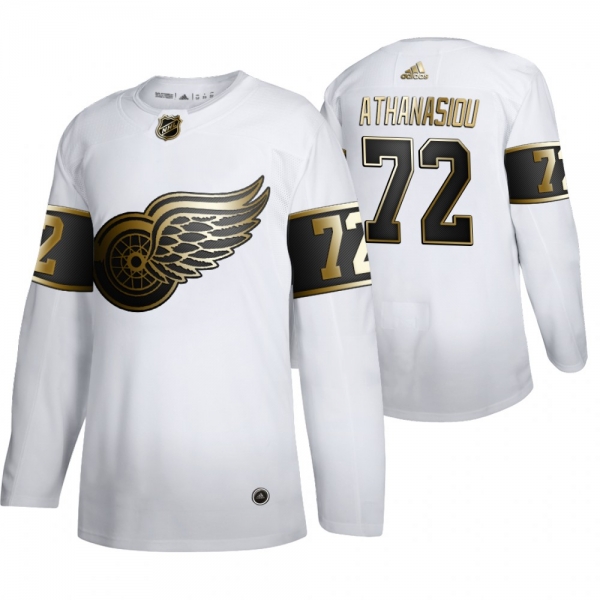 Andreas Athanasiou Detroit Red Wings White NHL Golden Edition Authentic Jersey