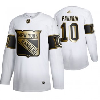 Artemi Panarin New York Rangers White NHL Golden Edition Authentic Jersey