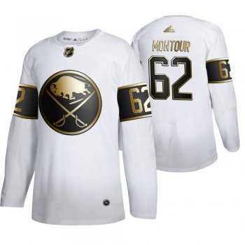 Brandon Montour Buffalo Sabres White NHL Golden Edition Authentic Jersey