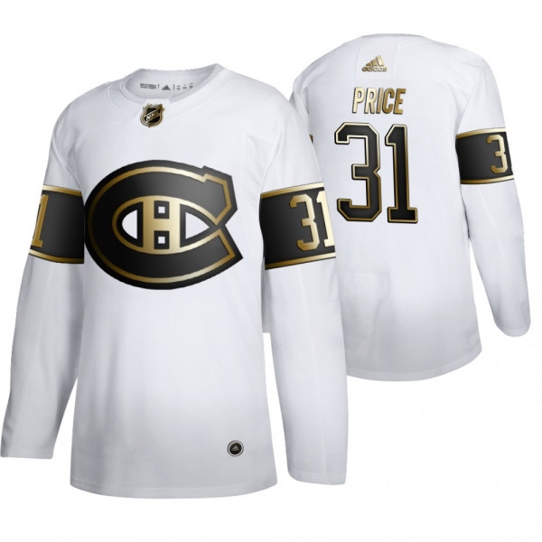 Carey Price Montreal Canadiens White NHL Golden Edition Authentic Jersey