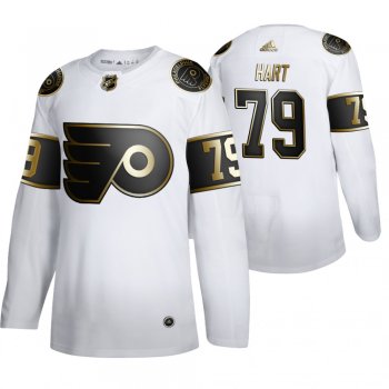 Carter Hart Philadelphia Flyers White NHL Golden Edition Authentic Jersey