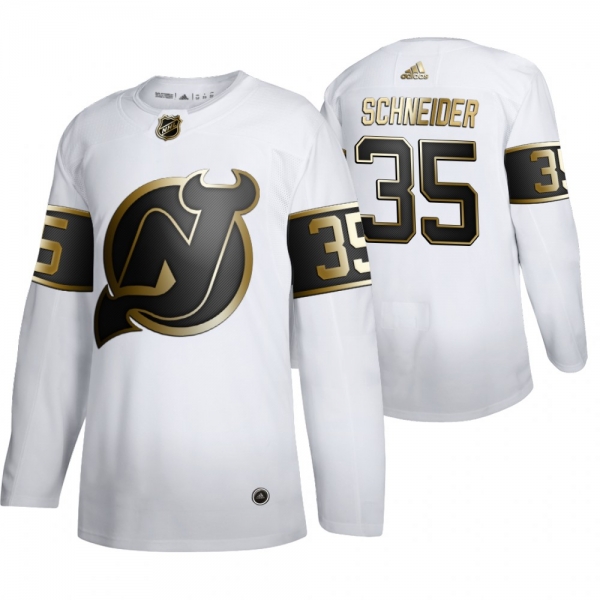 Cory Schneider New Jersey Devils White NHL Golden Edition Authentic Jersey