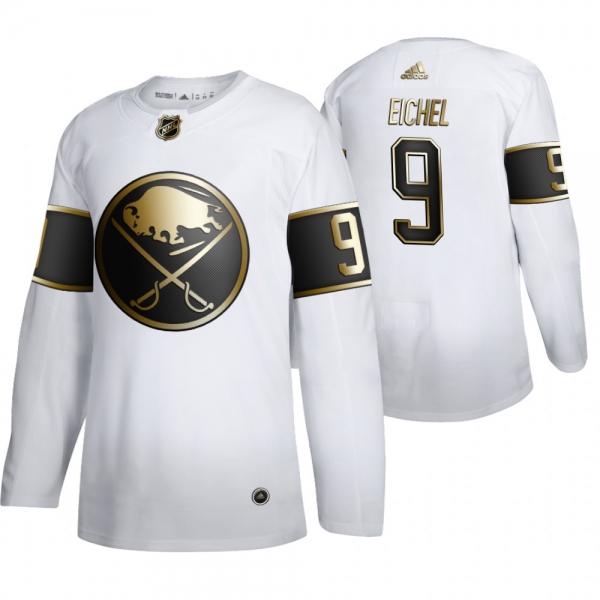 Jack Eichel Buffalo Sabres White NHL Golden Edition Authentic Jersey