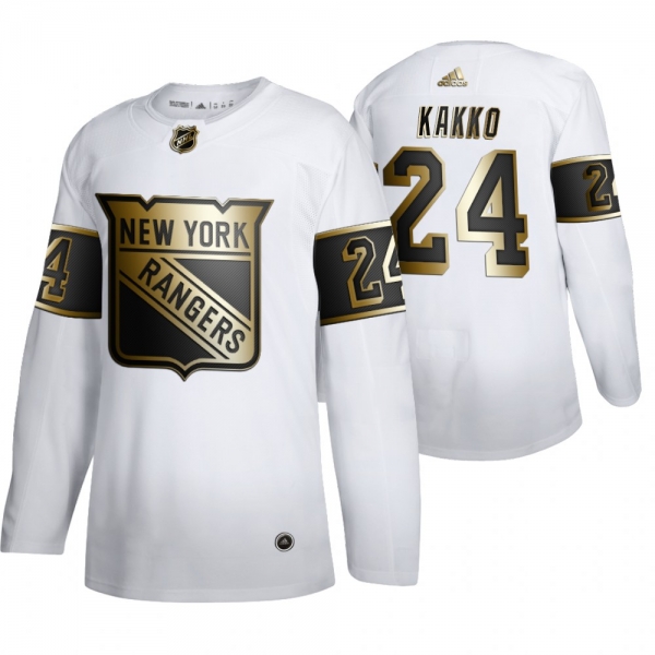 Kaapo Kakko New York Rangers White NHL Golden Edition Authentic Jersey