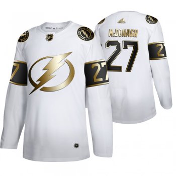 Ryan McDonagh Tampa Bay Lightning White NHL Golden Edition Authentic Jersey