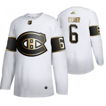 Shea Weber Montreal Canadiens White NHL Golden Edition Authentic Jersey