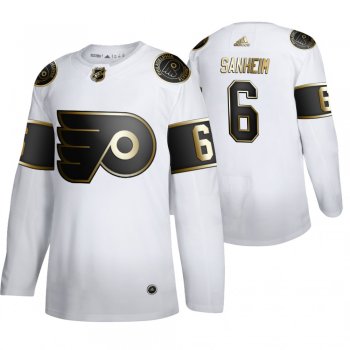 Travis Sanheim Philadelphia Flyers White NHL Golden Edition Authentic Jersey