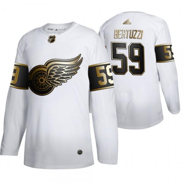 Tyler Bertuzzi Detroit Red Wings White NHL Golden Edition Authentic Jersey