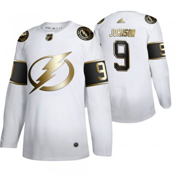 Tyler Johnson Tampa Bay Lightning White NHL Golden Edition Authentic Jersey