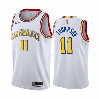 Golden State Warriors Klay Thompson White 2019-20 Classic Edition Jersey