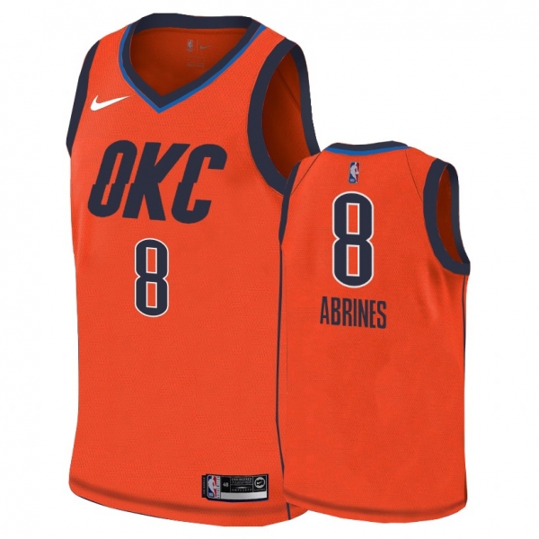 Thunder Male Alex Abrines #8 Split Sunset Jersey